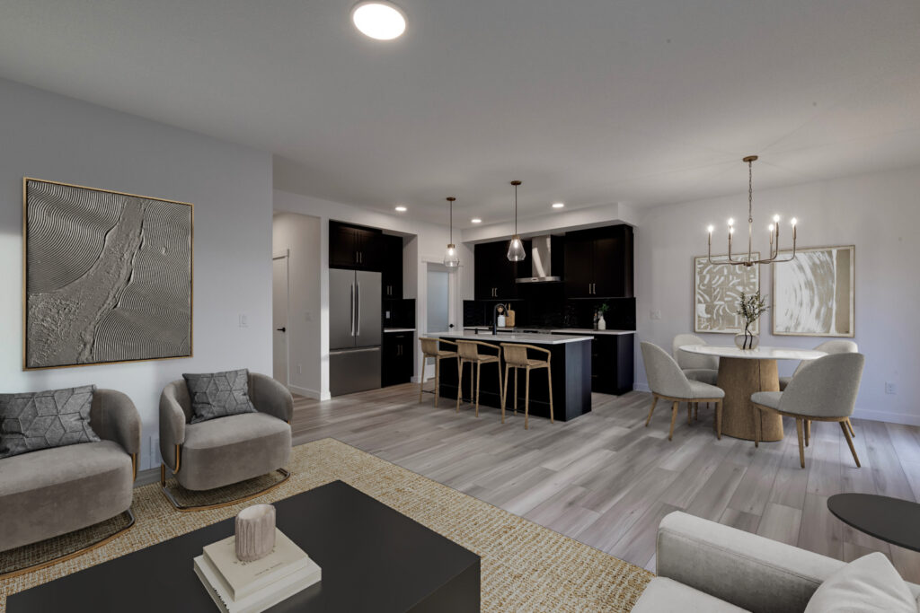 Living, Kitchen, Dining 907 18 Ave SW sm